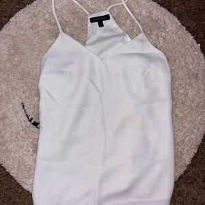 White V-Neck Spaghetti Strap Camisole Top